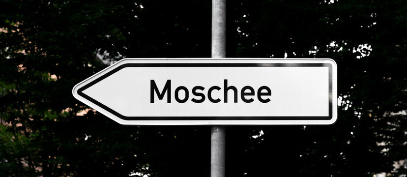 Moschee Wegweiser