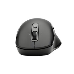 Ergonomic computer mouse isolated on black