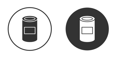 Can food icon Symbol, logo illustration. Vector graphics for web.