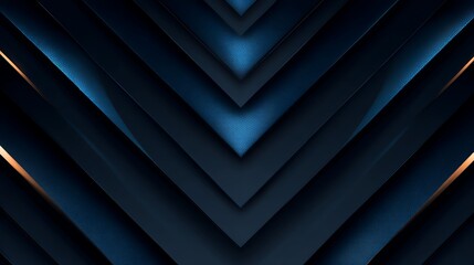 Obraz premium Dynamic Dark Blue Geometric Layers with Light Highlights