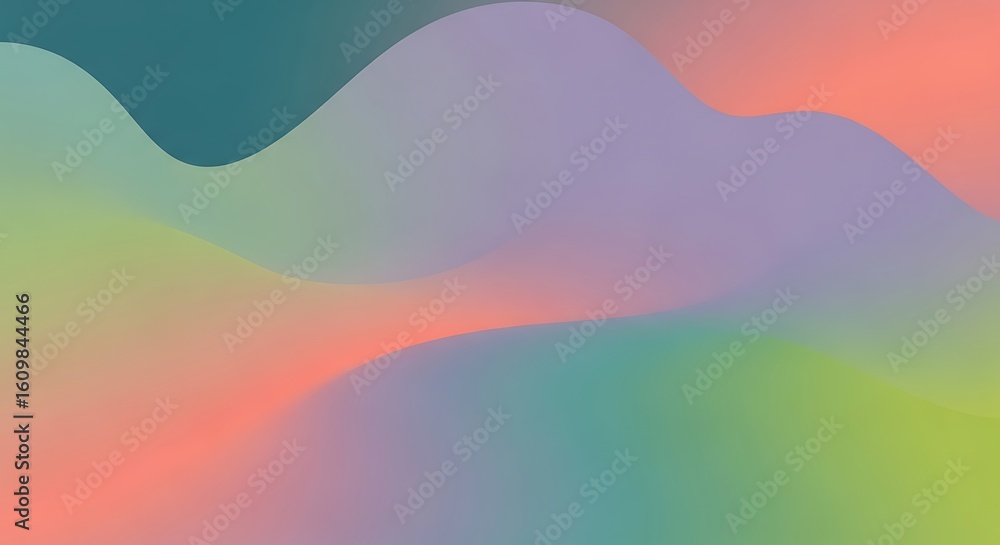 Poster a vibrant and smooth gradient background with flowing curves creates a modern and artistic backdrop 