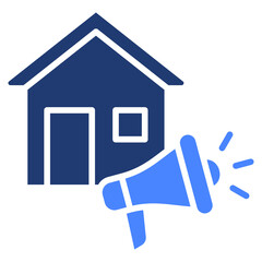 Naklejka premium Advertising Icon