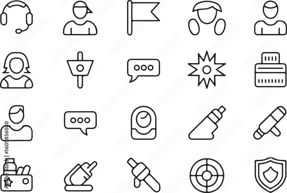 Poster modern abstract geometric shape with a clean minimalist design and a distinctive silhouette style
