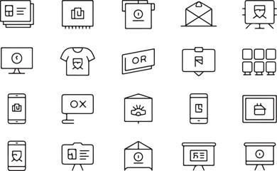 Modern abstract geometric shape with a distinctive silhouette style for creative design projects