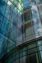 Obraz premium Glass building texture design