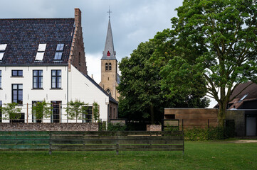 The Saint Nicholas catholic church of Koolkerke Bruges, West Flanders, Belgium