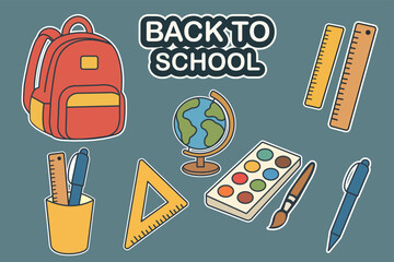 Back to School Sticker Set