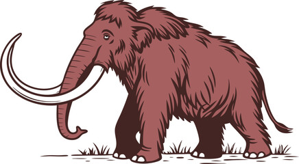 Obraz premium elephant cartoon isolated on white