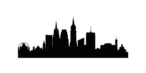 london skyline silhouette