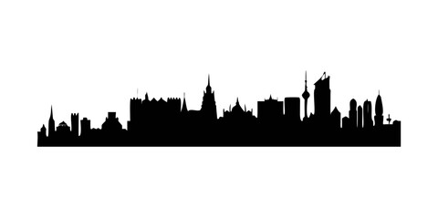london skyline silhouette