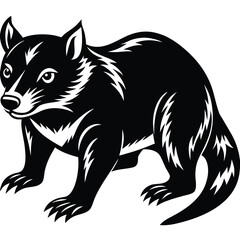 tasmanian devil vector icon