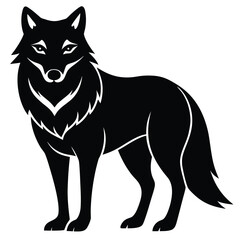wolf vector art