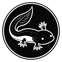axolotl vector icon