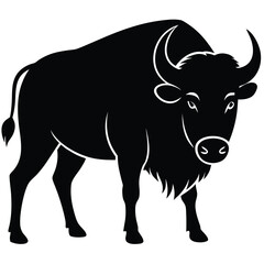 bison vector art