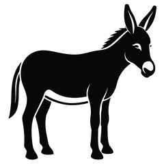 Fototapeta premium donkey vector art