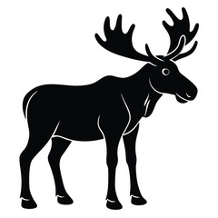 Fototapeta premium moose vector art