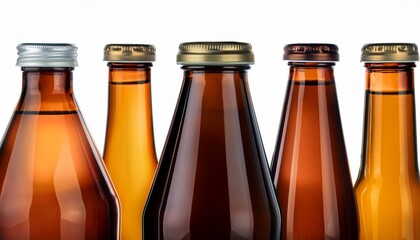 a 300ml brown colored glass bottle for beverages