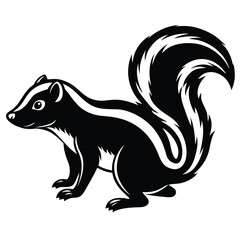 skunk vector icon