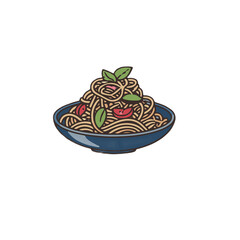 noodle on plate