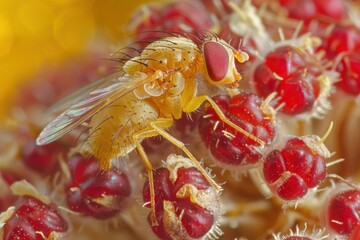 Mediterranean fruit fly or medfly (Ceratitis capitata) is considered to be one of the most destructive fruit pests in the world