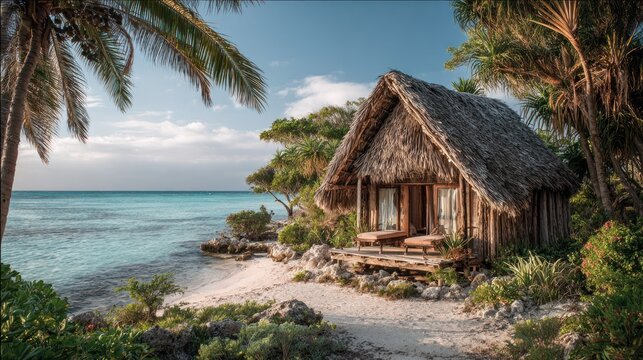Tropical Beachfront Bungalow Paradise