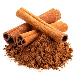 Cinnamon sticks and powder