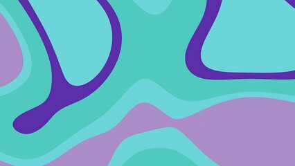 Desertcore Abstracts Liquid Abstract background with fluid shapes in shades of purple, turquoise, and teal creating a modern design