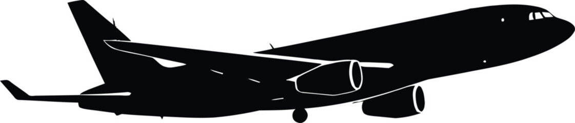 SEO for the airplane silhouette you've uploaded: