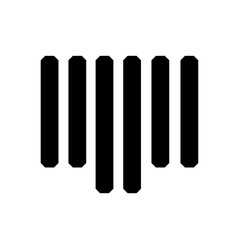 Crosswalk vector icon 