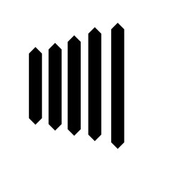 Crosswalk vector icon 