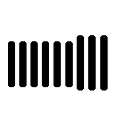 Crosswalk vector icon 