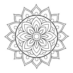 Mandala Coloring Pages – Pattern, Art, Outline, Kids, Printable, Spiritual, Creative

