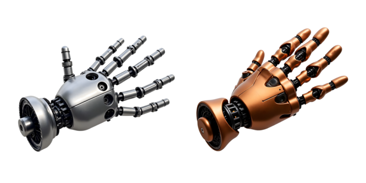 Innovative robot hand designs showcase advanced futuristic technology