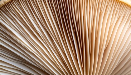 Close-up mushroom gills