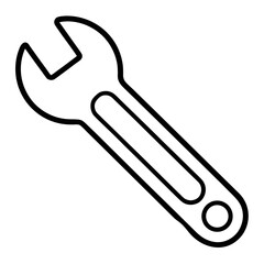 Wrench Coloring Pages, Tool, Outline, Line Art, Printable, DIY, Hardware, Mechanic