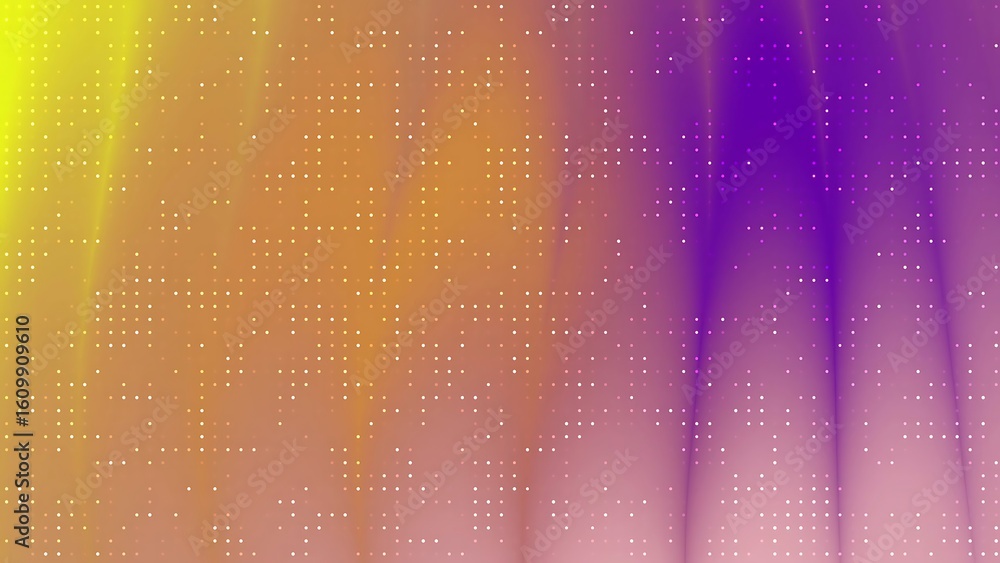Poster desertcore abstracts twirls blink dot abstract gradient background with yellow, orange, purple hues 