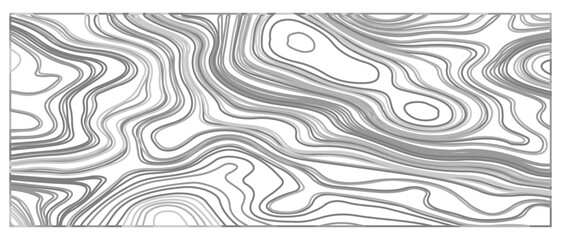 Modern design with White background with topographic wavy pattern design. Abstract contours form digital landscape, mimicking terrain of technological advancements and innovation.