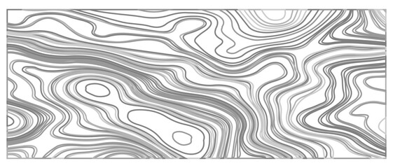 Modern design with White background with topographic wavy pattern design. Abstract contours form digital landscape, mimicking terrain of technological advancements and innovation.