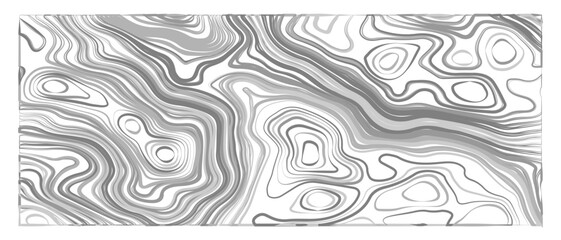 Modern design with White background with topographic wavy pattern design. Abstract contours form digital landscape, mimicking terrain of technological advancements and innovation.