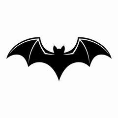 Fototapeta premium Bat Silhouette Design for Halloween or Decoration