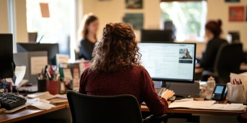 In a Collaborative Office Environment, Focused and Driven Individuals Work Together Effectively