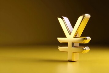 Obraz premium Yen monetary sign: japanese character, jpy symbol, finance mark, currency figure, fiscal emblem, regional unit, cash label, exchange code, economic icon, national value, numeric standard