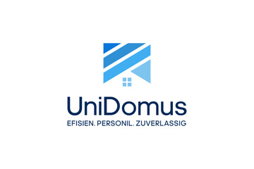UniDomus logo design on white background