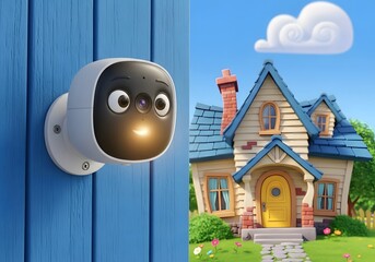 Smart Security Camera: Home Protection in a Fairytale Setting