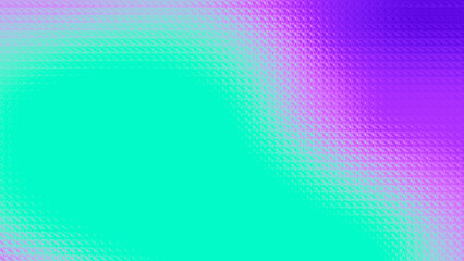 Obraz premium Highly vibrant abstract background with a blend of neon cyan and purple, showcasing a retro futuristic textured glass effect