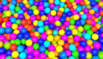 Colorful ball pit