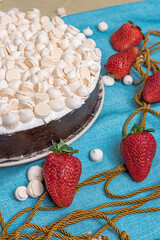 Torta de morango strawberry