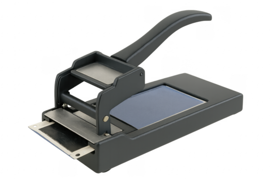 Professional Embossing Tool on Transparent Background