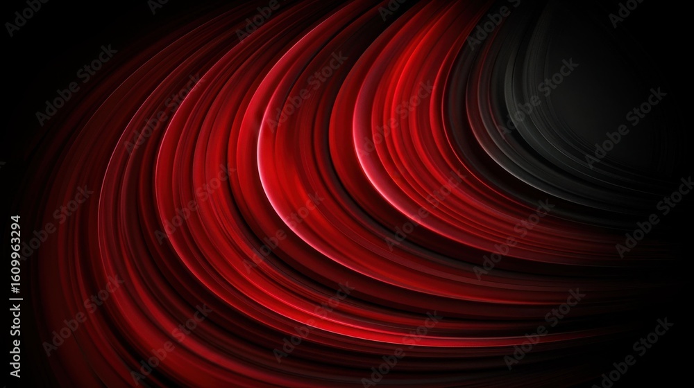 Poster a striking red and black gradient creates a moody blur, perfect for attracting attention in any larg