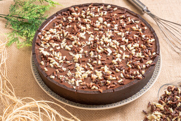 Torta chocolate vanilla mousse